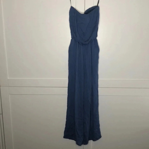 🌸NEW🌸 EXIST Strapless Wide Leg Jumpsuit - Picture 1 of 8